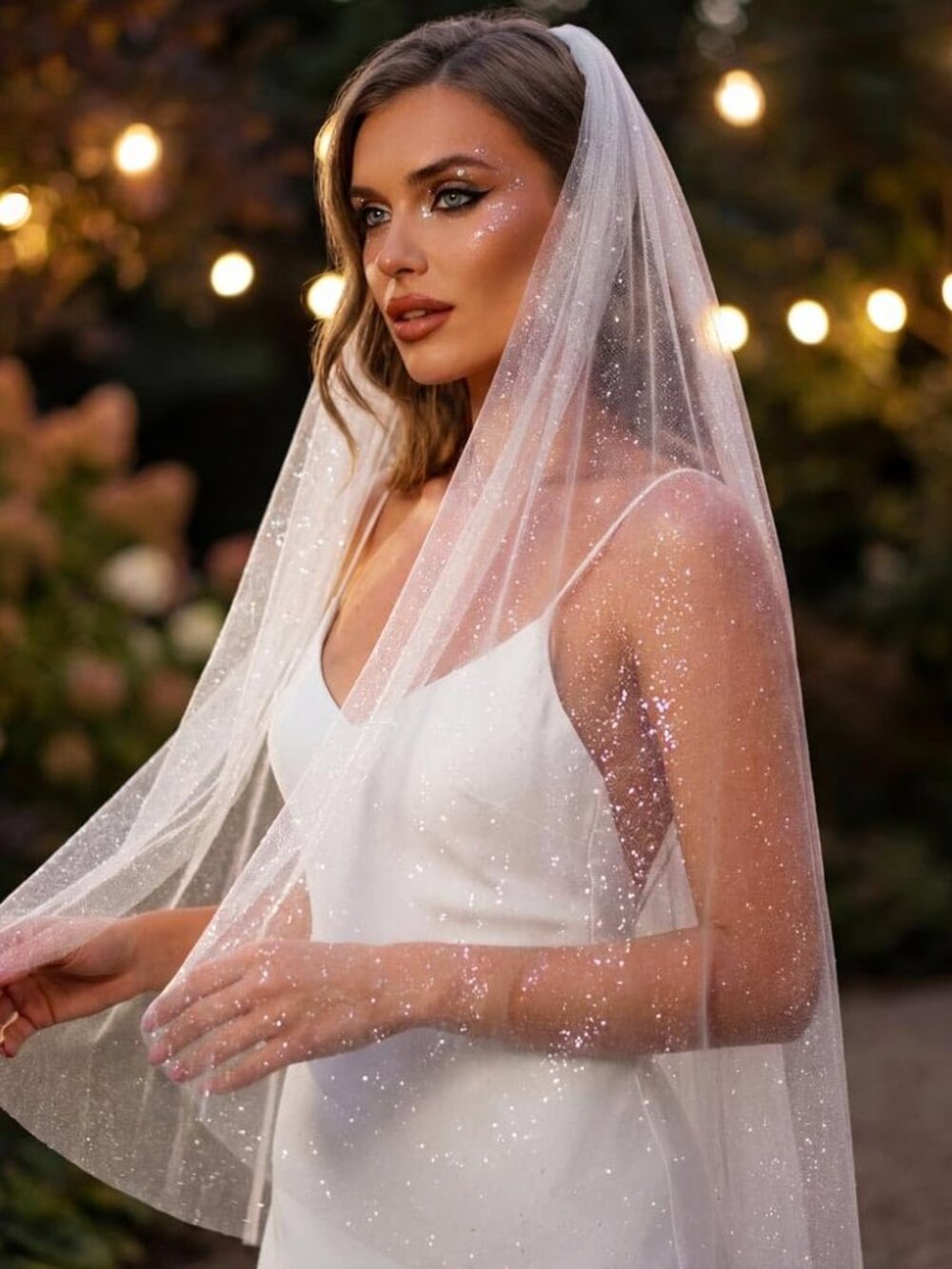 Glitter Wedding Veil